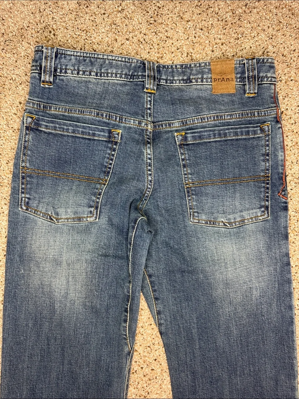 Prana Classic Straight-Leg Jeans in Blue